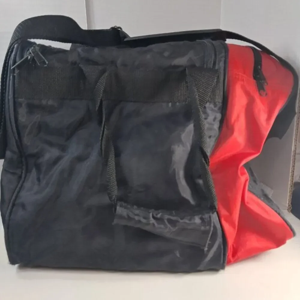 Nascar Men's Black and Red Bag